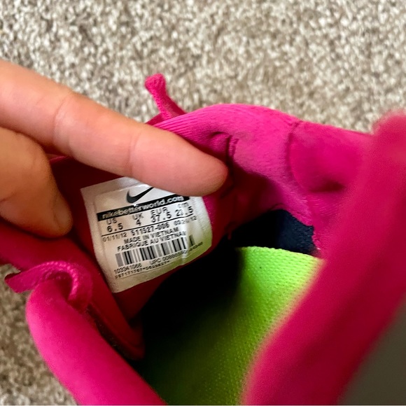 Nike free 4.0 v2 smoking gray grey pink running sneakers - Picture 6 of 8